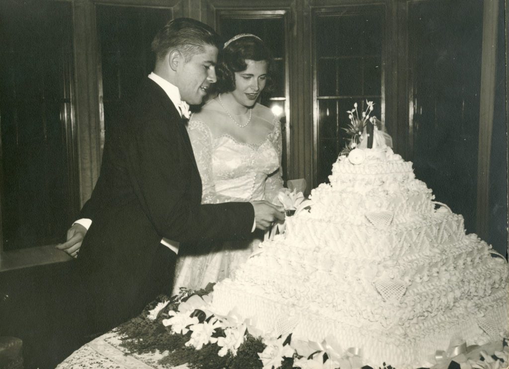 Barbara Wilson marries Thomas Eccles in 1953 at Meadow Brook