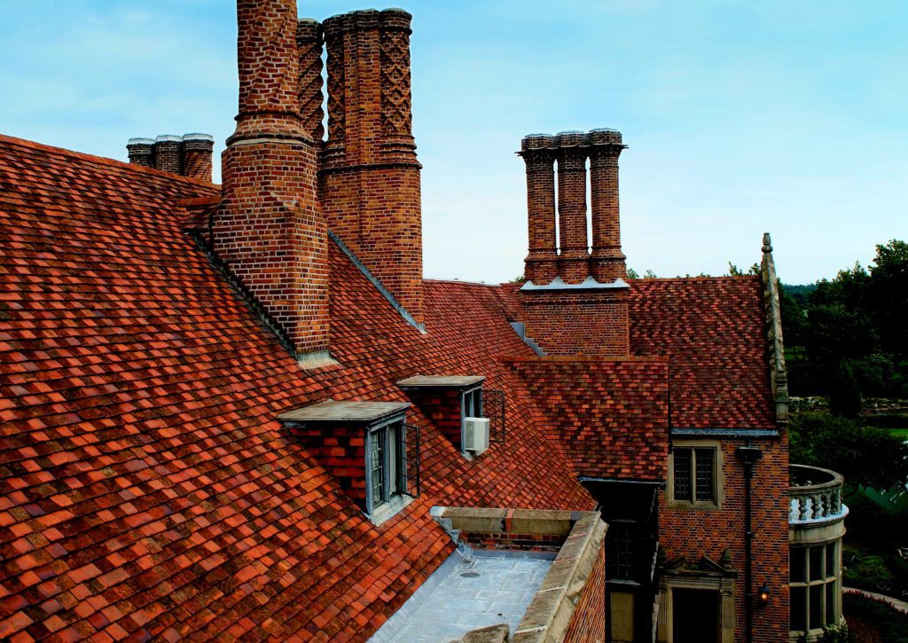 Meadow Brook Hall's chimneys