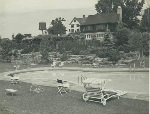 Meadow Brook's outdoor swimming pool