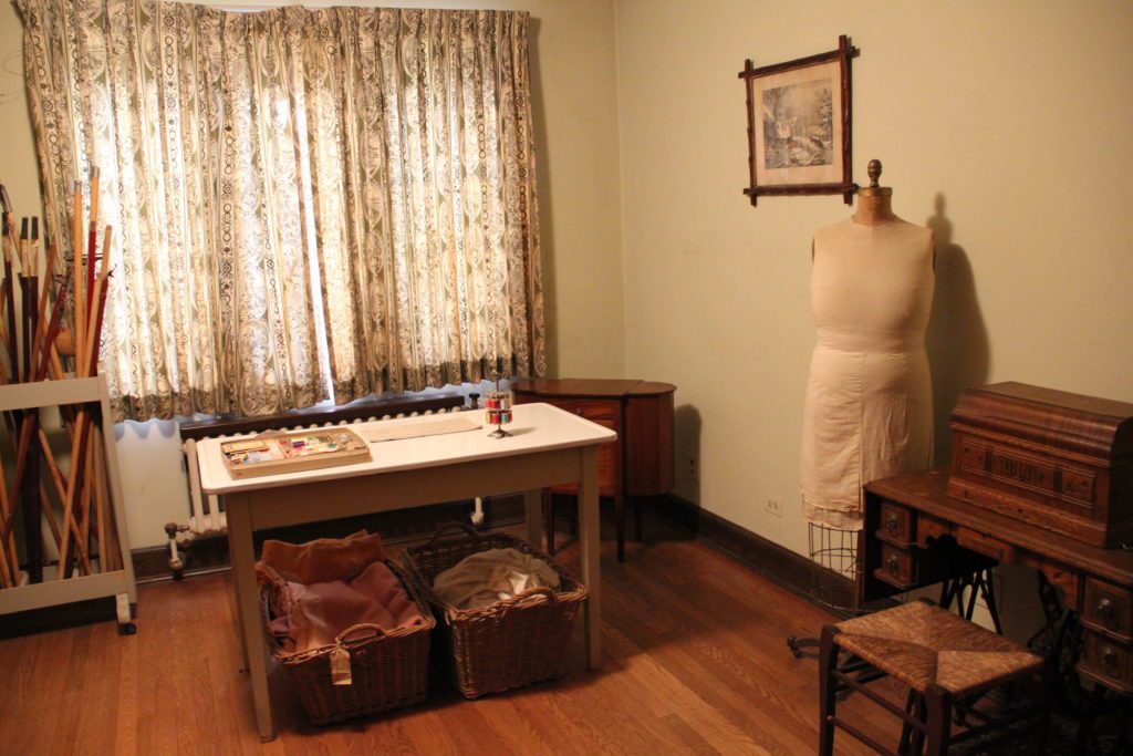 Sewing room at Meadow Brook Hall