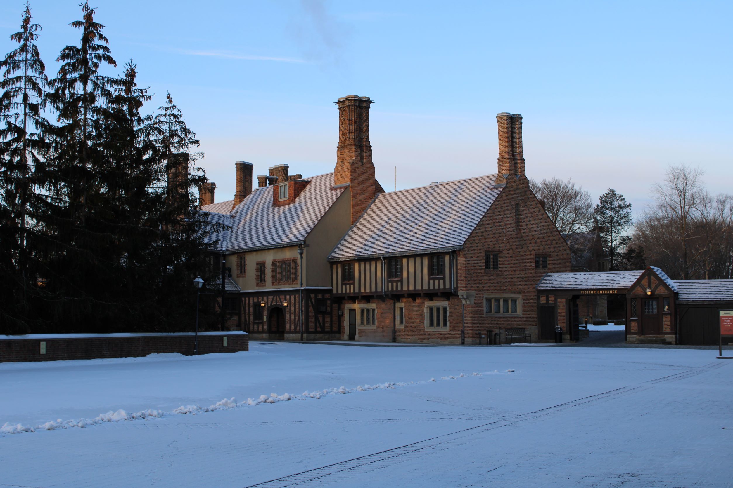 Winter image of Meadow Brook Hall
