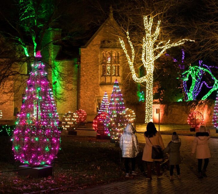 The Holidays at Meadow Brook feature Holiday Walk and Winter Wonder Lights