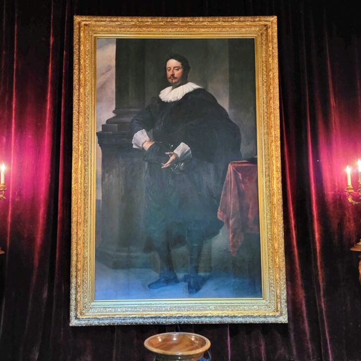 Meadow Brook's Great Hall features a portrait of the Duke of Bracciano