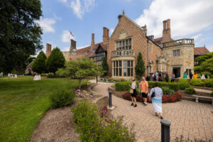 Summer touring at Meadow Brook Hall in Rochester, Michigan.