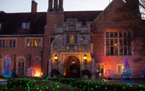 Guests sparkle at Starlight Stroll, a holiday event at Meadow Brook Hall.