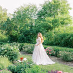 Bride in the Rose Garden