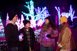Students at Meadow Brook's Winter Wonder Lights