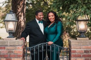 Engagement photo shoot at Meadow Brook Hall