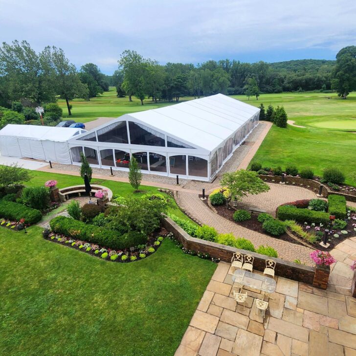 Meadow Brook Hall's new Garden Tent is perfect for wedding receptions.
