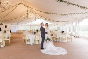 Meadow Brook Hall's new Garden Tent is perfect for wedding receptions.