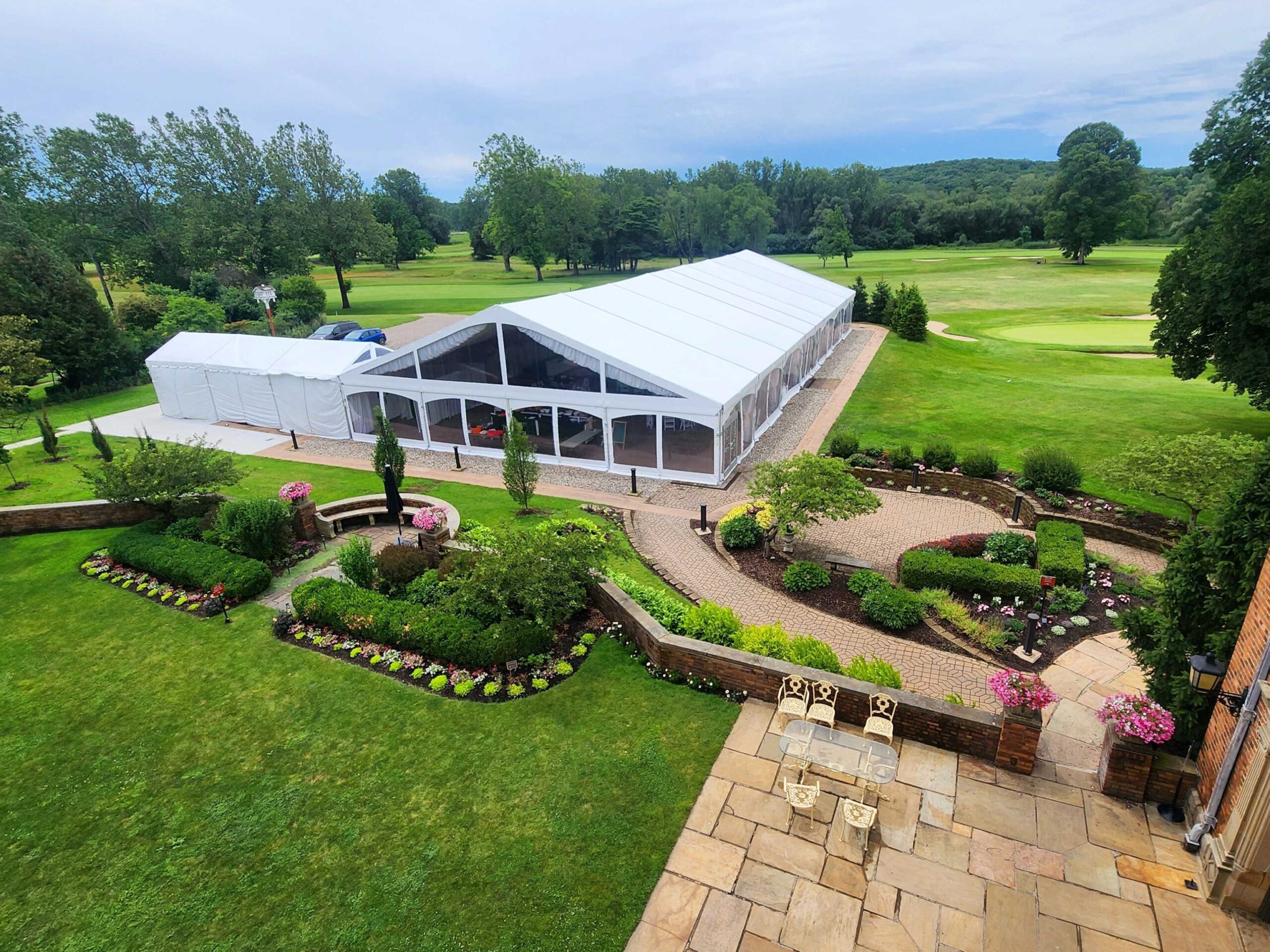 Meadow Brook Hall's new Garden Tent is perfect for wedding receptions.