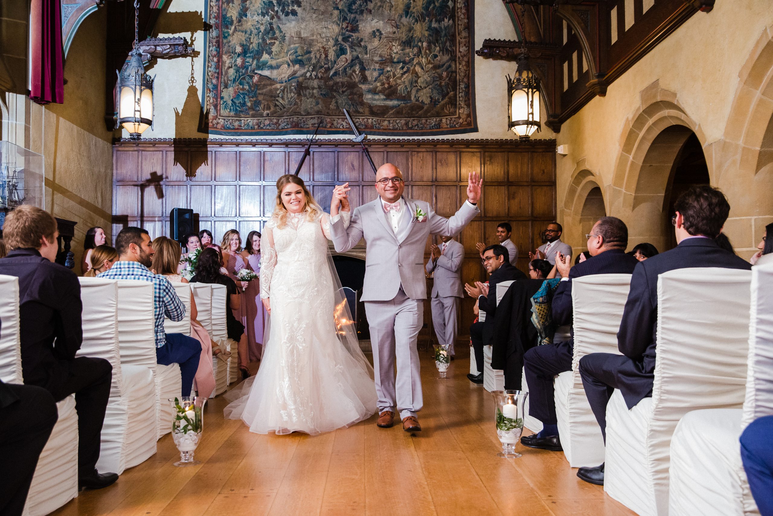 Wedding in Meadow Brook's ballroom