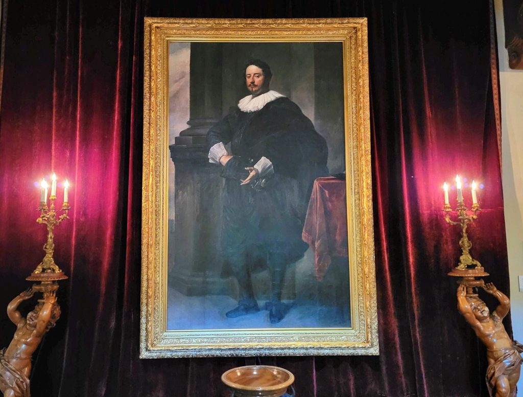 Meadow Brook's Great Hall features a portrait of the Duke of Bracciano