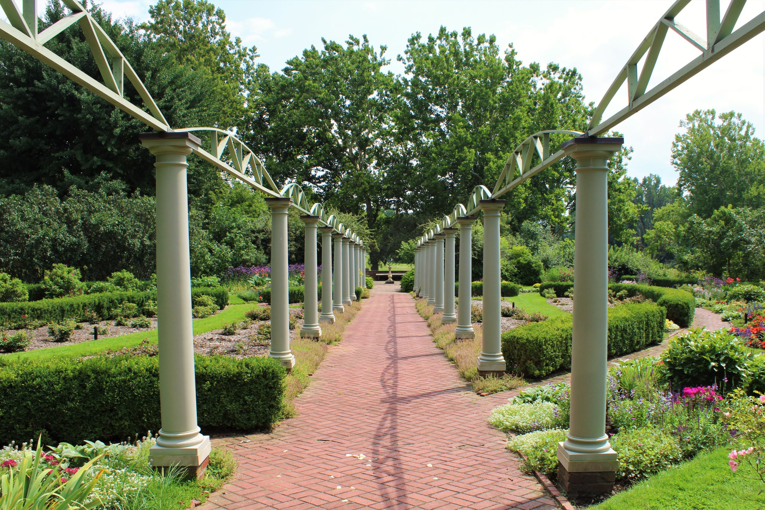 Meadow Brook's Rose Garden in bloom