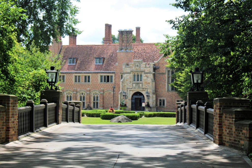 Summer touring at Meadow Brook Hall in Rochester, Michigan.