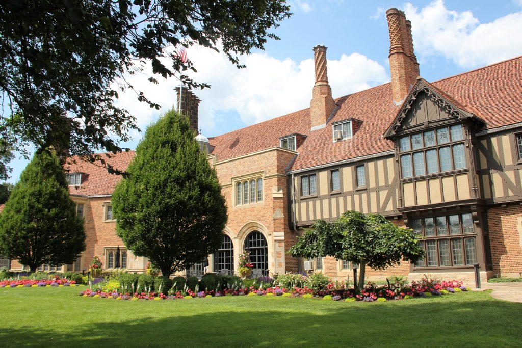 Meadow Brook Hall loggia terrace