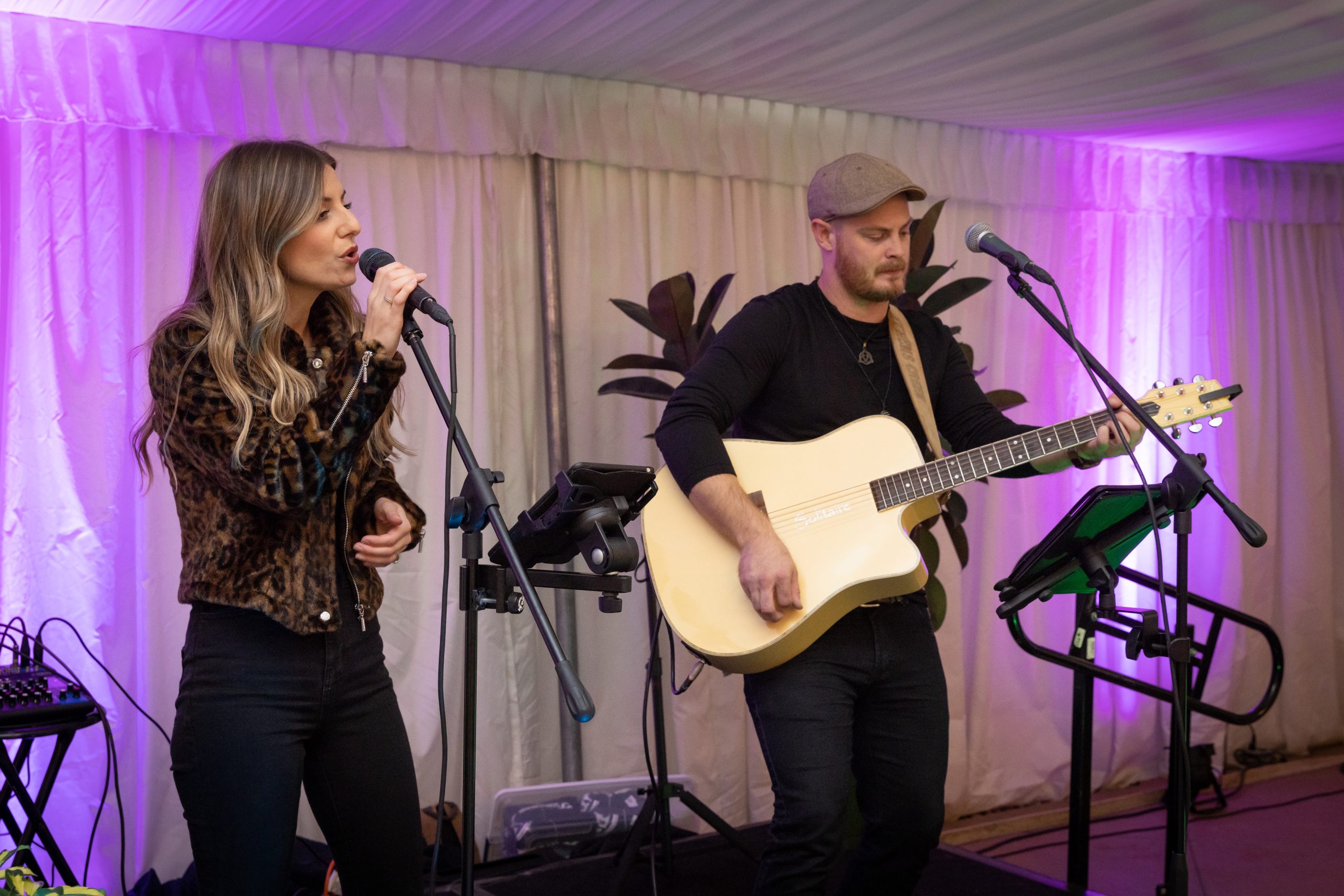 Band Athens Creek performs at Meadow Brook's Wild Game DInner