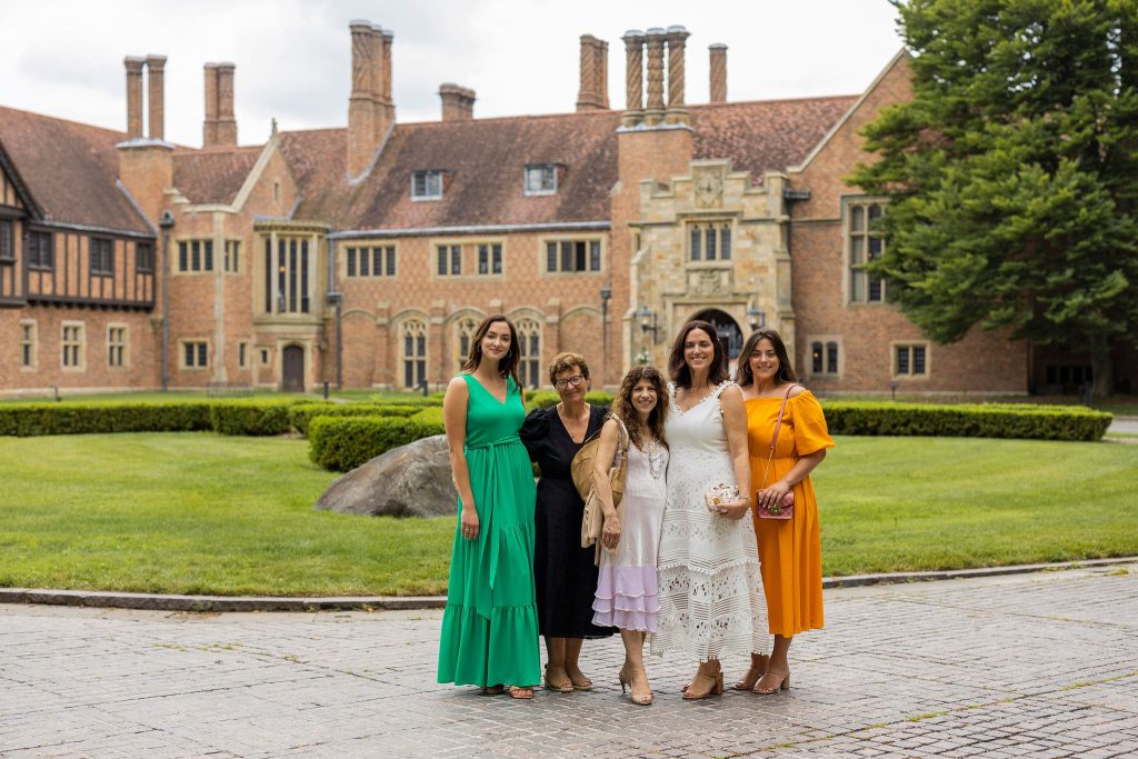 Guests visit Meadow Brook Hall in the summertime