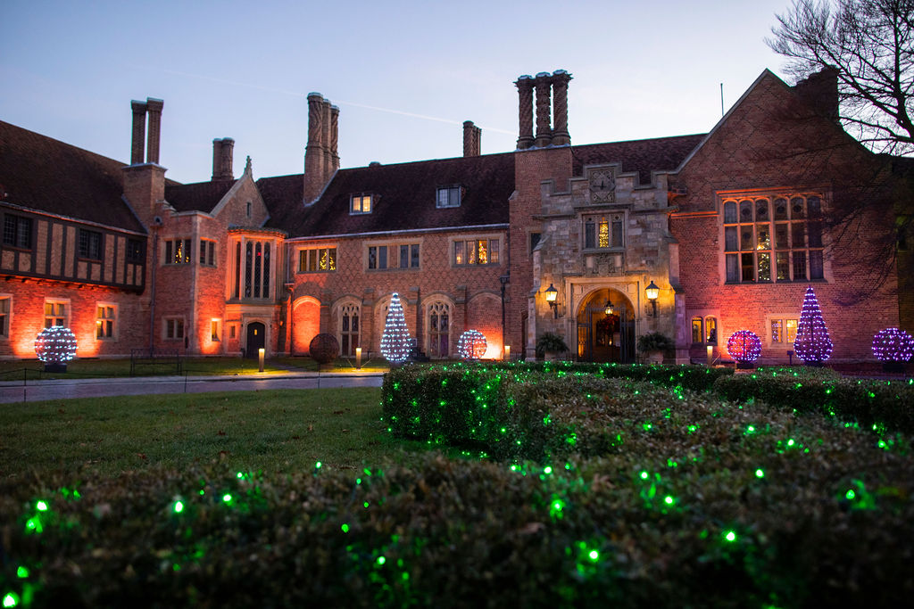 The Holidays at Meadow Brook feature the indoor Holiday Walk and outdoor Winter Wonder Lights.