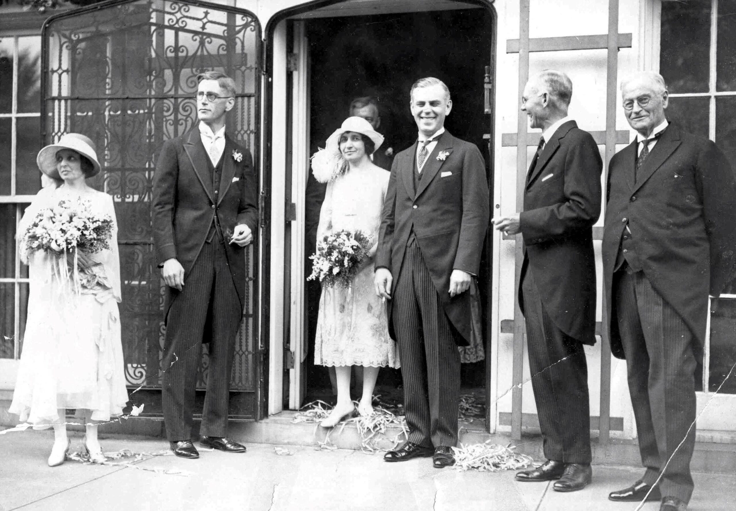 Matilda and Alfred Wilson at their wedding in 1925.