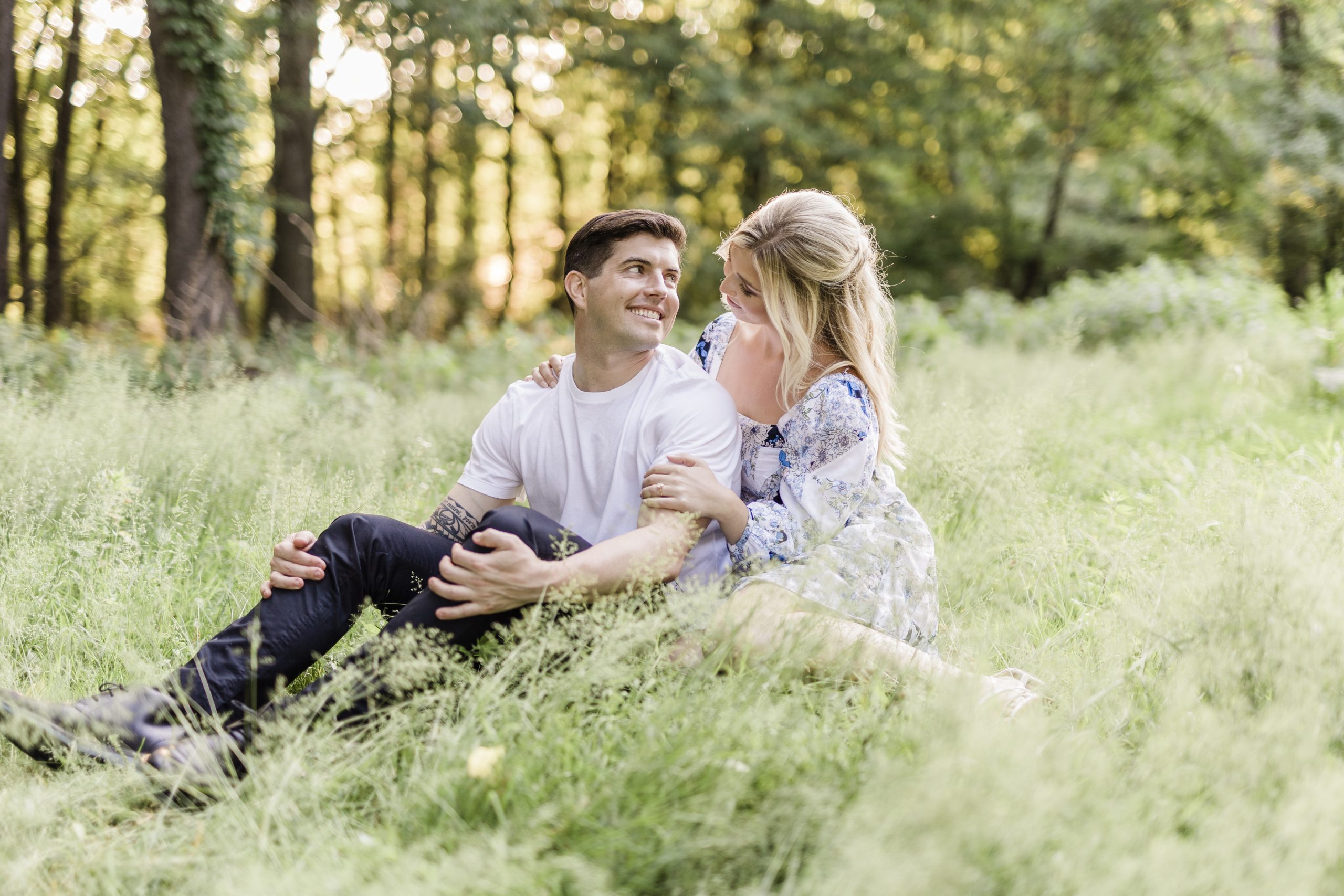 Engagement photos at Meadow Brook