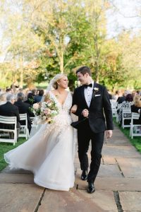 Wedding ceremony located at Meadow Brook Hall