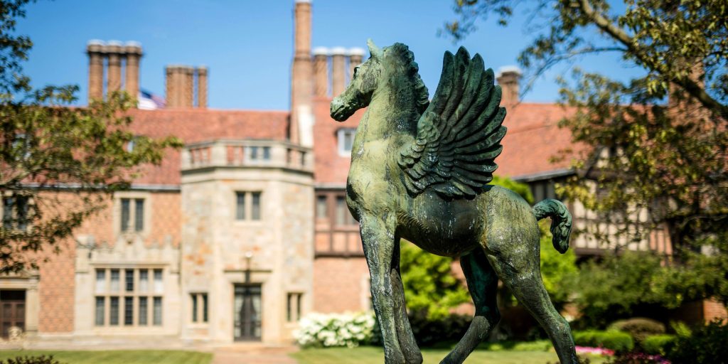 Pegasus Fountain at Meadow Brook Hall