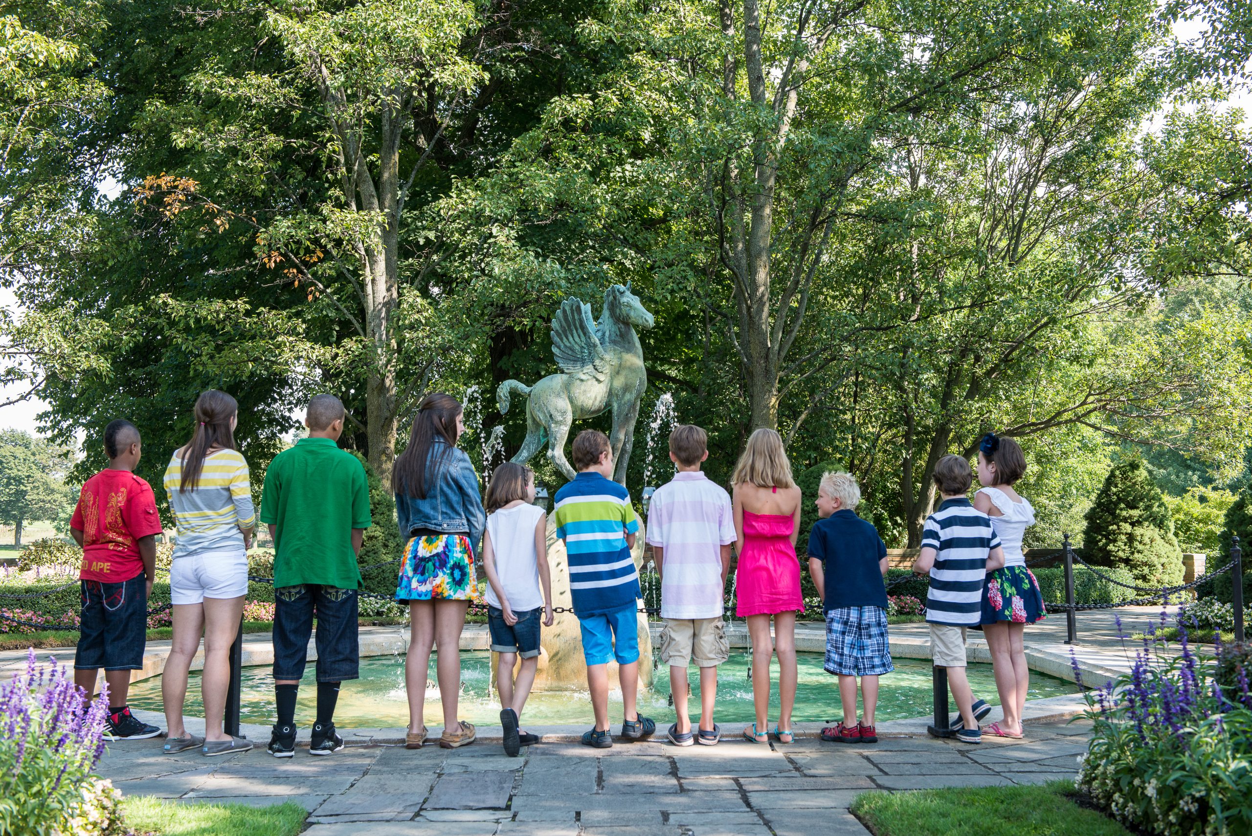 Children visit Meadow Brook Hall