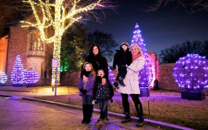 The Holidays at Meadow Brook feature the indoor Holiday Walk and outdoor Winter Wonder Lights.