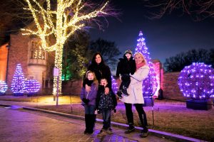 The Holidays at Meadow Brook feature the indoor Holiday Walk and outdoor Winter Wonder Lights.