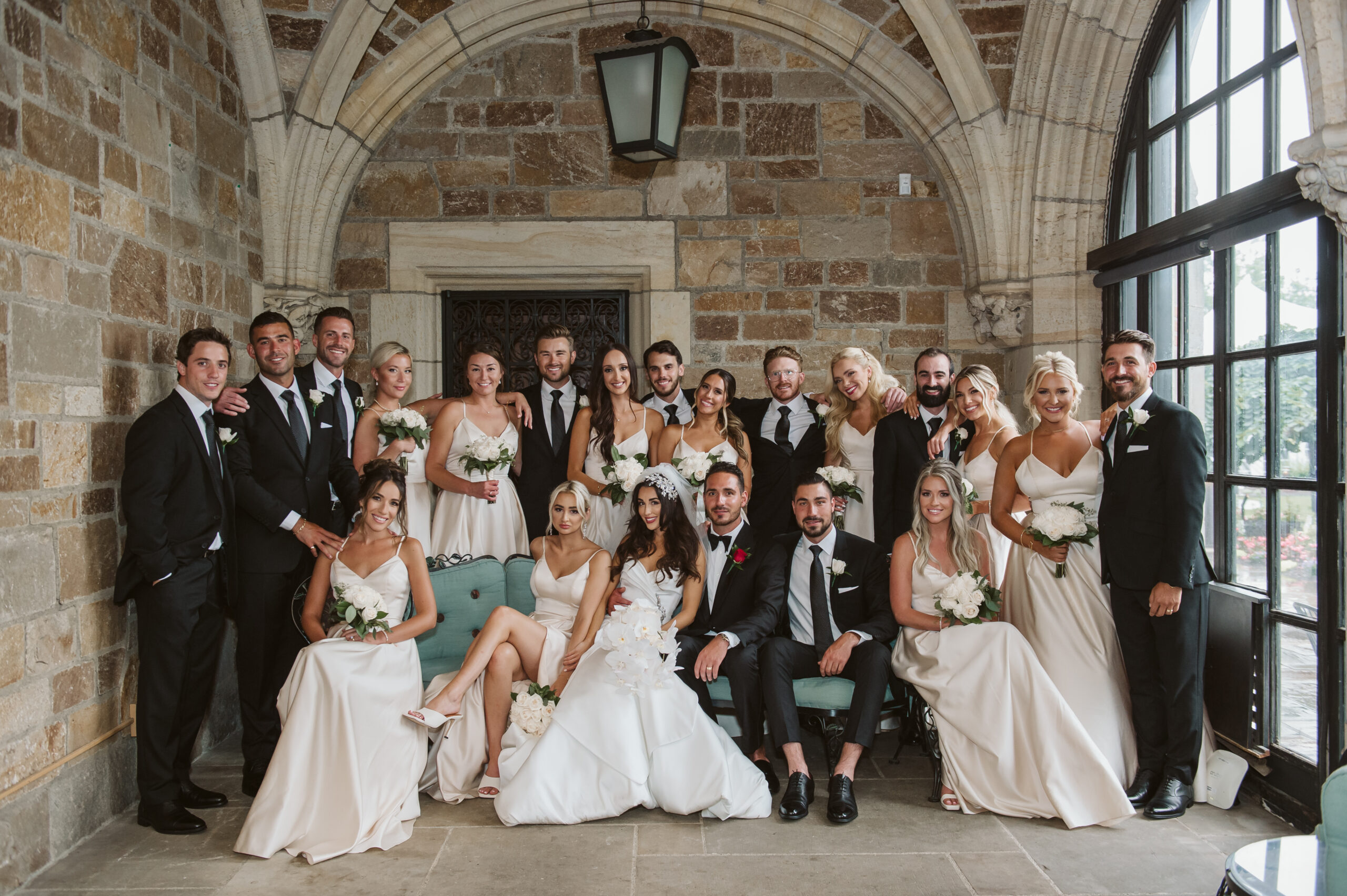 Beautiful wedding venue at Meadow Brook Hall in Rochester, Michigan