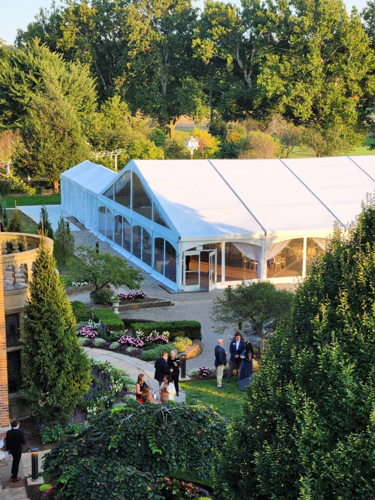 Meadow Brook Hall's climate controlled Garden Tent.