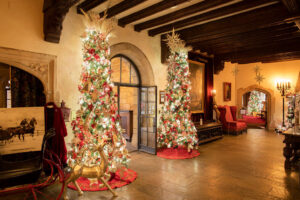 Holiday Walk is an indoor, daytime tour of Meadow Brook Hall during the holidays.