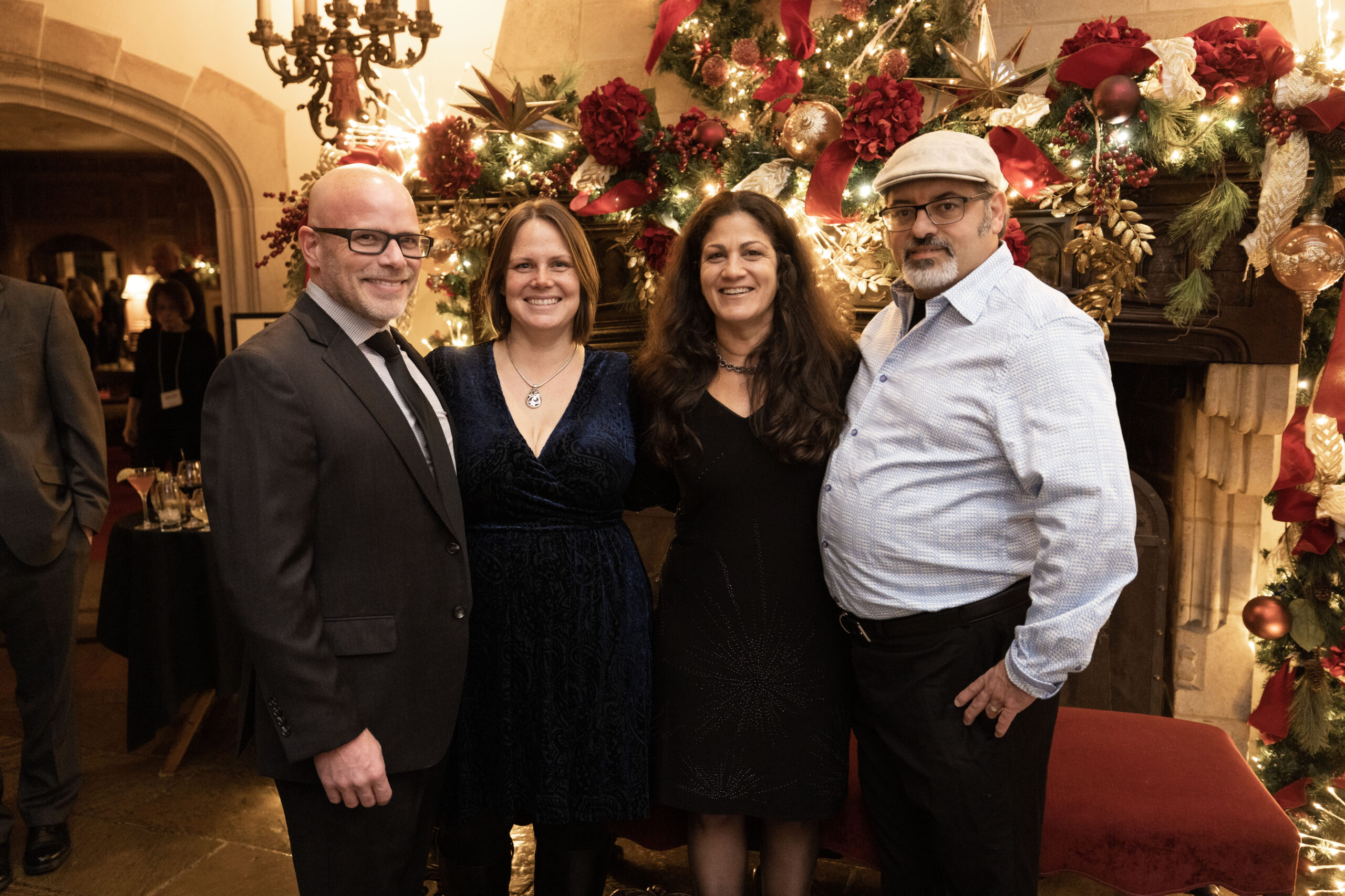 Guests celebrate the holidays at Meadow Brook Hall.