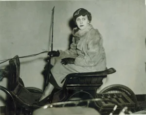 Frances Dodge at National Horse Show in 1933.