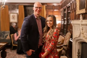 Valentine's Dinner at Meadow Brook Hall in Rochester, MIchigan.