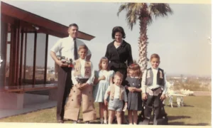 Barbara Wilson and her family in 1964.