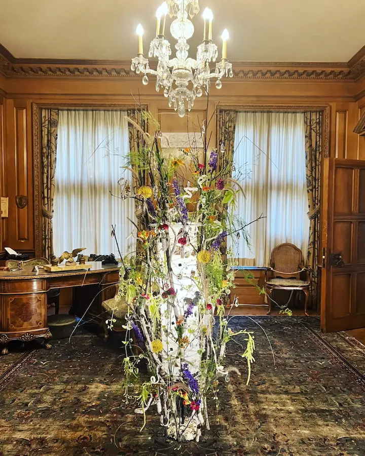 Meadow Brook's Art in the Elements is a specialty floral art tour every September.