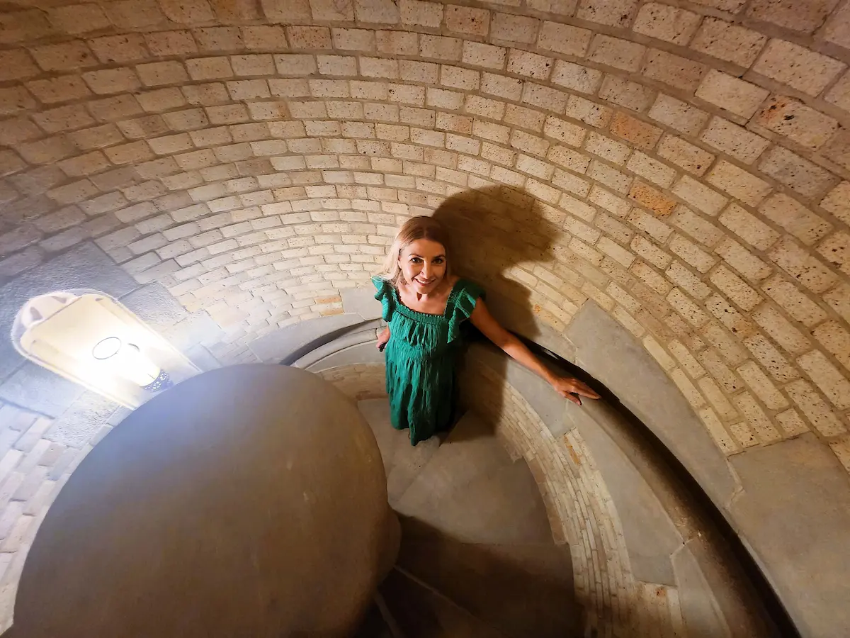 Meadow Brook Hall's Secret Staircase.