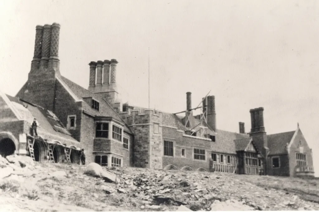 Meadow Brook Hall construction