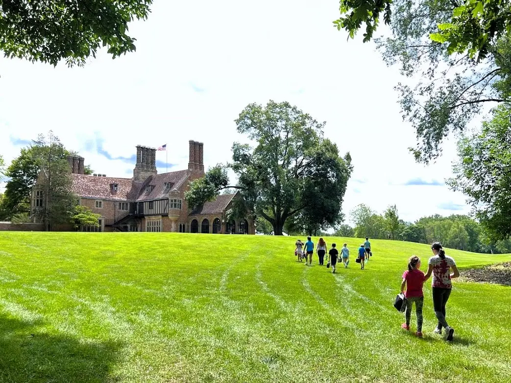 Children explore the estate at Adventure Days summer events.