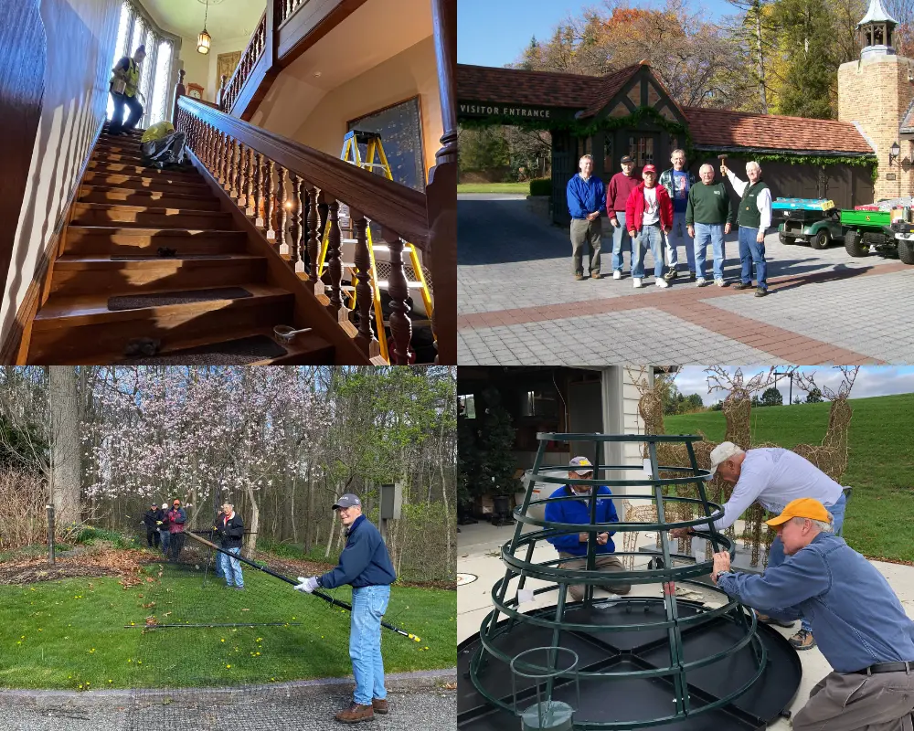 Squires Website Header 900 x 800 (1000 x 800 px) The Meadow Brook Squires volunteer group helps with projects and odd jobs around the historic mansion.