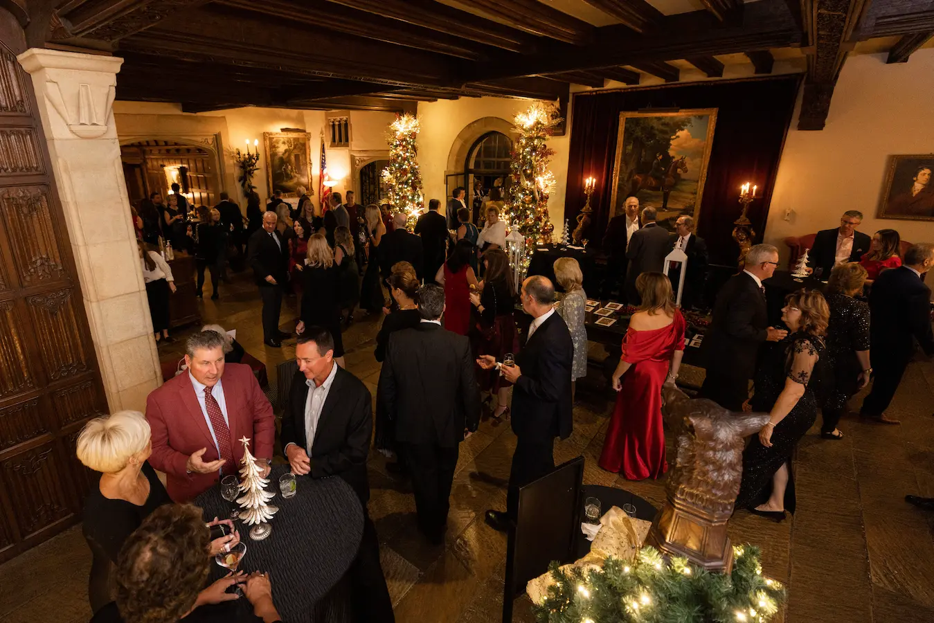 Meadow Brook Hall hosts private and corporate holiday parties.